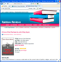 Rainbow-Reviews.com gives Prince of the Pharisees 5 Stars